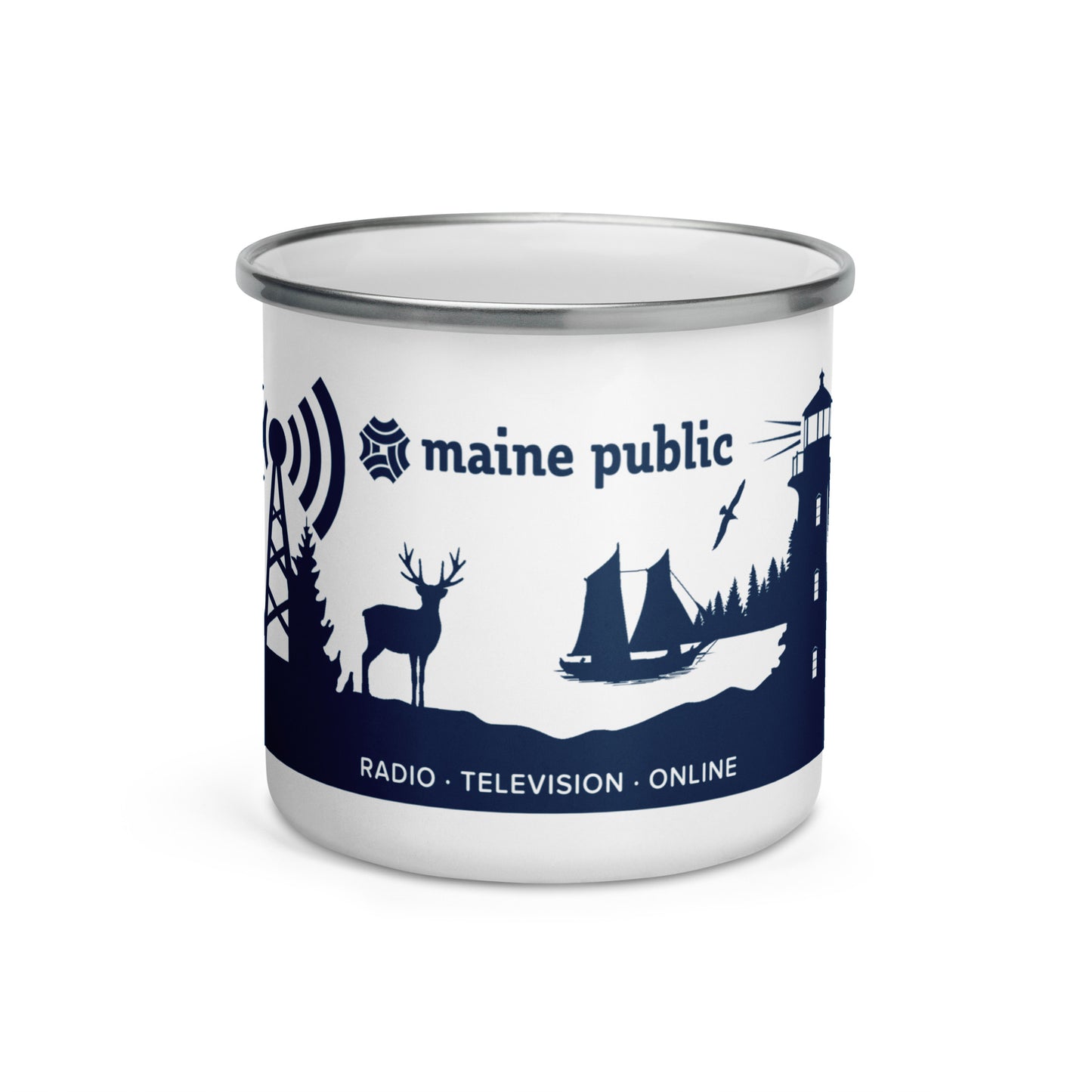 Maine Public Lighthouse Camp Mug